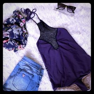 Acacia Teahupoo one piece. Size Medium. Blackberry